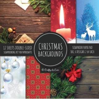 👉 Kladblok engels Christmas Backgrounds Scrapbook Paper Pad 8x8 Scrapbooking Kit for Papercrafts, Cardmaking, Printmaking, DIY Crafts, Holiday Themed, Designs, Borders, Patterns 9781951373573