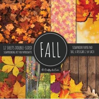 👉 Kladblok engels Fall Scrapbook Paper Pad 8x8 Scrapbooking Kit for Papercrafts, Cardmaking, Printmaking, DIY Crafts, Nature Themed, Designs, Borders, Backgrounds, Patterns 9781951373580