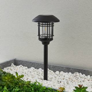 👉 Solarlamp zwart aluminium helder Lindby Tyrell LED solarlamp, aluminium,