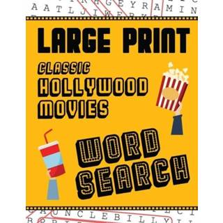 👉 Large engels Print Classic Hollywood Movies Word Search 9781952772566