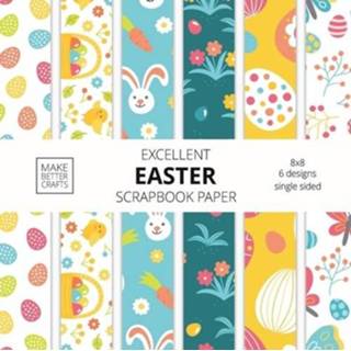 👉 Kladblok engels Excellent Easter Scrapbook Paper 9781953987181