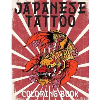 👉 Tattoo engels Japanese Coloring Book 9781955626088