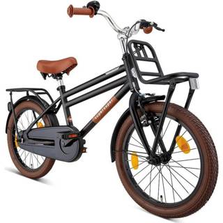 👉 Kinderfiets zwart Remnaaf i.c.m. V-Brake jongens active kinderen Supersuper Cooper 18