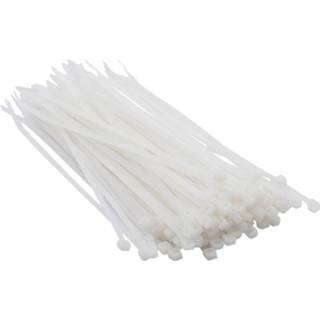 👉 Kabelbinder wit active Goobay Tie-wraps - 300 x 3,5mm Weersbestendig 100 stuks 4040849170492