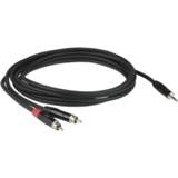 👉 Zwart active DAP Stereo Tulp (m) - 3,5mm Jack Kabel 3 meter 8717748367648