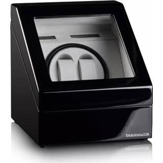 👉 Watchwinder zwart zwartgrijs hout grijs Designhuette Monaco LCD Black 2 Plus 3 4250367300008