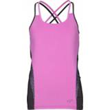 👉 Sporttop polyester roze s Never Out vrouwen valt normaal fitness volwassenen zwart Papillon spaghettibandjes roze/zwart mt 8715517792905