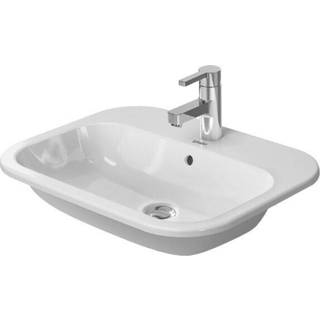 👉 Wastafel wit onderbouwwastafel active Duravit Happy D.2 Inbouw (04836000) 4021534929427