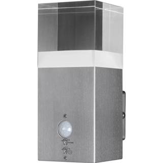 👉 Bewegingsmelder staal LEDVANCE Endura Style Cube Sensor 4058075474154 LED-buitenlamp met (wand) 5.00 W