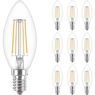 👉 Voordeelpak 10x Philips Corepro LEDcandle E14 B35 4.3W 827 Helder - Vervanger voor 40W 8719157036184