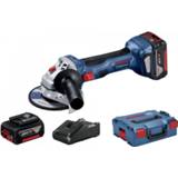 👉 Haakse slijper active Bosch GWS 18V-7 18V Li-Ion accu set (2x 4,0Ah) in L-Boxx - 125mm koolborstelloos 4059952546155