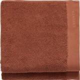 👉 Handdoek bruin katoen Essenza Connect Organic Uni 60 x 110 cm - Set van 2 Warm brown 8715944745734