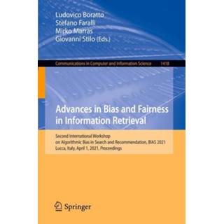 👉 Engels Advances in Bias and Fairness Information Retrieval 9783030788179