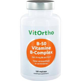 👉 Vitamine B-50 B-Complex 100 vegicaps 8717056140827