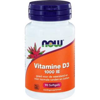 Vitamine NOW D3 1000IE 90 softgels 733739112996