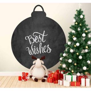 👉 Kerststicker nederlands Kerststickers Kerstbal silhouet