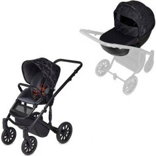 👉 Kinder wagen zwart jongens kinderen Anex Combi kinderwagen m/type special edition Hide 5902280016090