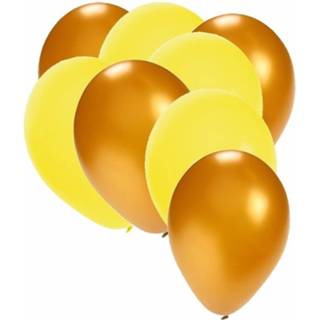 👉 Ballon gele gouden En Ballonnen 30 Stuks - 8718758796770