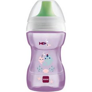 👉 Drink beker polypropyleen paars jongens MAM Fun to 270 ml, walvis 4042894712351