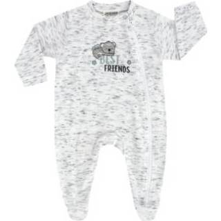 👉 JACKY pyjama 1-delig ZEBRA grijs gemêleerd gedessineerd