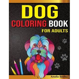 👉 Engels Dog Coloring Book for Adults 9785168011013