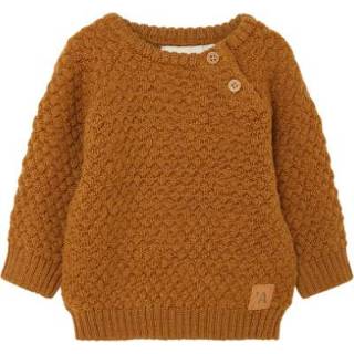 👉 Lil'Atelier Gebreide Trui Nbmeroger Golden Bruin