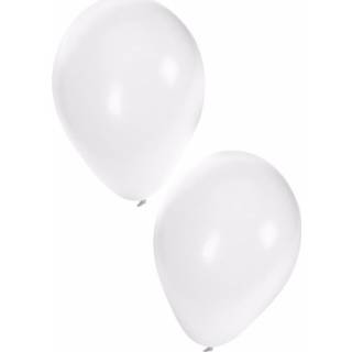 👉 Ballon witte 500x Feest Ballonnen - 8719538705111