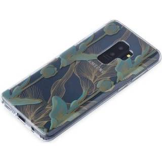 👉 Bloemen Geen IP certificering transparant backcover stuks planten siliconen Buenos Samsung Galaxy S9 Plus - 6017423449419