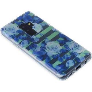 Bloemenprint Geen IP certificering bloemen transparant backcover stuks siliconen Buenos Samsung Galaxy S9 Plus - 6017400479439