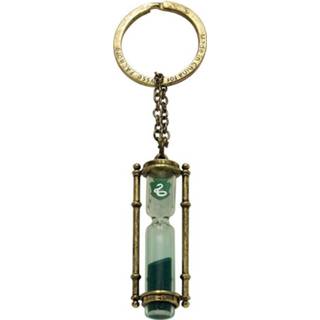 👉 Sleutel hanger hoofdmateriaa metaal groen unisex Harry Potter - Slytherin Sanduhr Sleutelhanger 3665361058526