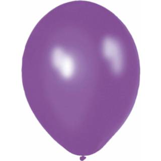 👉 Ballon paars Party Ballonnen 50x Stuks - 8718758606901