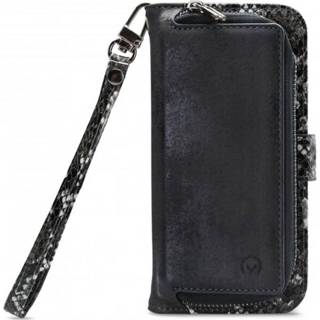 👉 Mobilize 2 in 1 Wallet Zipper Case Hoesje Black Snake iPhone XS / X