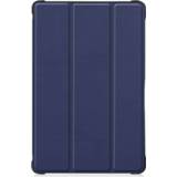 Blauw bookcase stuks geen opdruk donkerblauw volledig toestel kunstleer FONU Smart Folio Hoes Samsung Galaxy Tab A7 (2020) 10.4 inch - (T500 / T505) 7423651769738