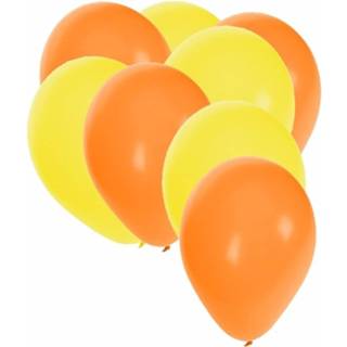 👉 Ballon oranje gele En Ballonnen 30 Stuks - 8718758798477