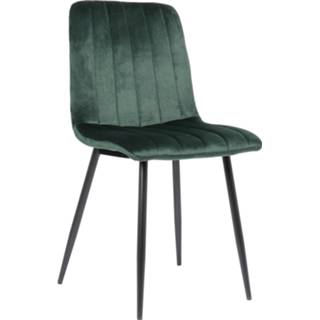 👉 Eetkamerstoel groen fluweel active Slagelse Fluweel, 8719756858057