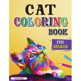 👉 Engels Cat Coloring Book for Adults 9787062254367