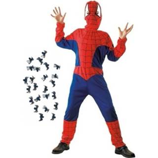 👉 Kinderen Verkleedkleding Spinnenheld Pak Maat L Voor - Carnavalskostuums 8719538370524