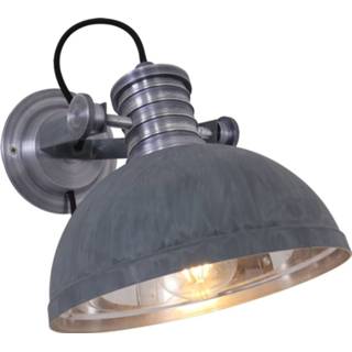 👉 Industriele wandlamp grijs Lightning - Reflektor 8712746114072