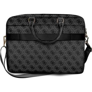 👉 Grijs PU GUESS 4G Metal Logo Laptop Tas - 15 & 16 inch 3700740505403