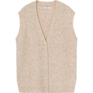 👉 Bodywarmer XS vrouwen grijs Gebreide 'Enetna' 5711460320830