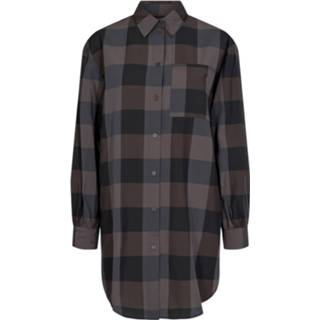 👉 Blous XS-S vrouwen bruin Blouse 'Checky' 5713712588357