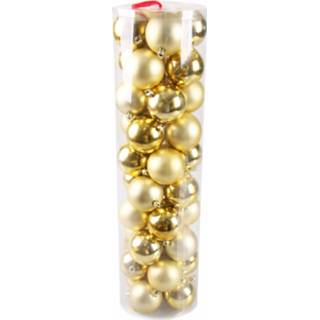 👉 Kerstbal gouden 40 Kerstballen 6 Cm - 8719538003606