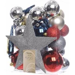 👉 Kerstboom Elegant Christmas Decoratie Set 33-delig - Kerstbal 8719538307834