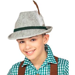 👉 Oktoberfest hoed active kinderen met veer 8003558117611