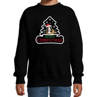 👉 Zwart kinderen Dieren kersttrui cavia - Foute knaagdieren kerstsweater