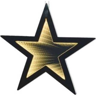 👉 Kerstverlichting LED 3D ster 35 cm warm wit op batterijen