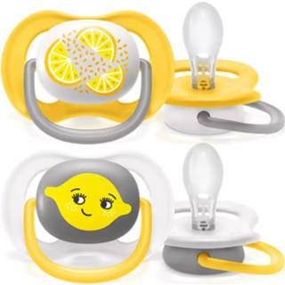 👉 Speen active Philips Avent Ultra Air Fopspeen Lemon 6-18 mnd 2 stuks 8710103982395