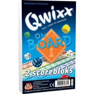 👉 White Goblin Games Qwixx On Board (extra scorebloks) 8718026303815