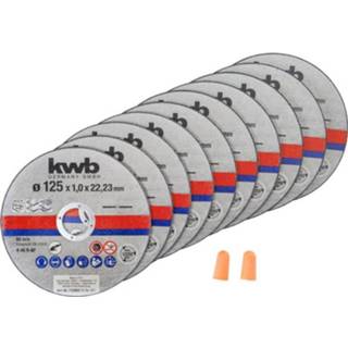 👉 KWB Dunne Doorslijpschijvenset 10 delig, 125mm 4009317120223