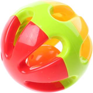 👉 Rammelaar rood groen geel baby's Jonotoys Baby Rattles Bal 10 Cm Rood/groen/geel 8719817260287